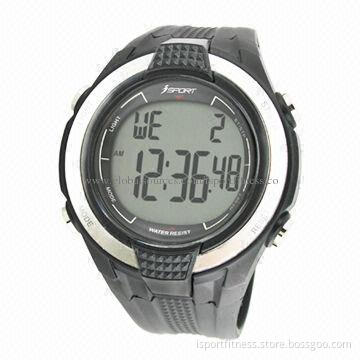 Pedometer Wristwatch, 30 Meters Water-resistant, Two Places Time Display